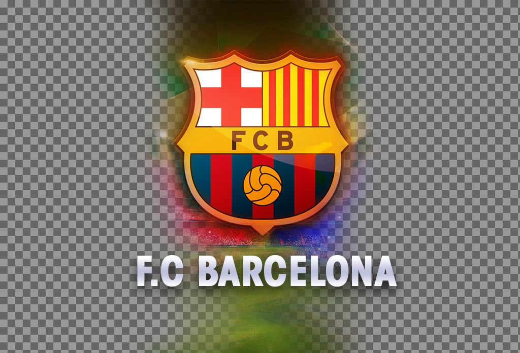 Aggiungere due foto per questo collage on-line di FC Barcelona ..