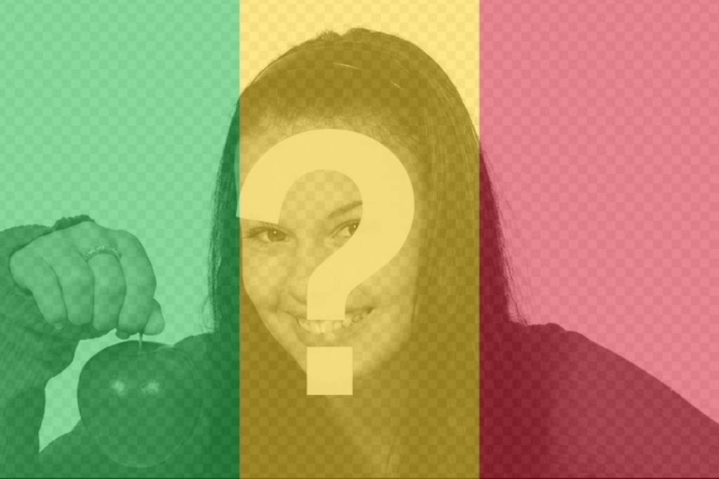 Bandiera del Mali a mettere nel proprio profilo foto ..