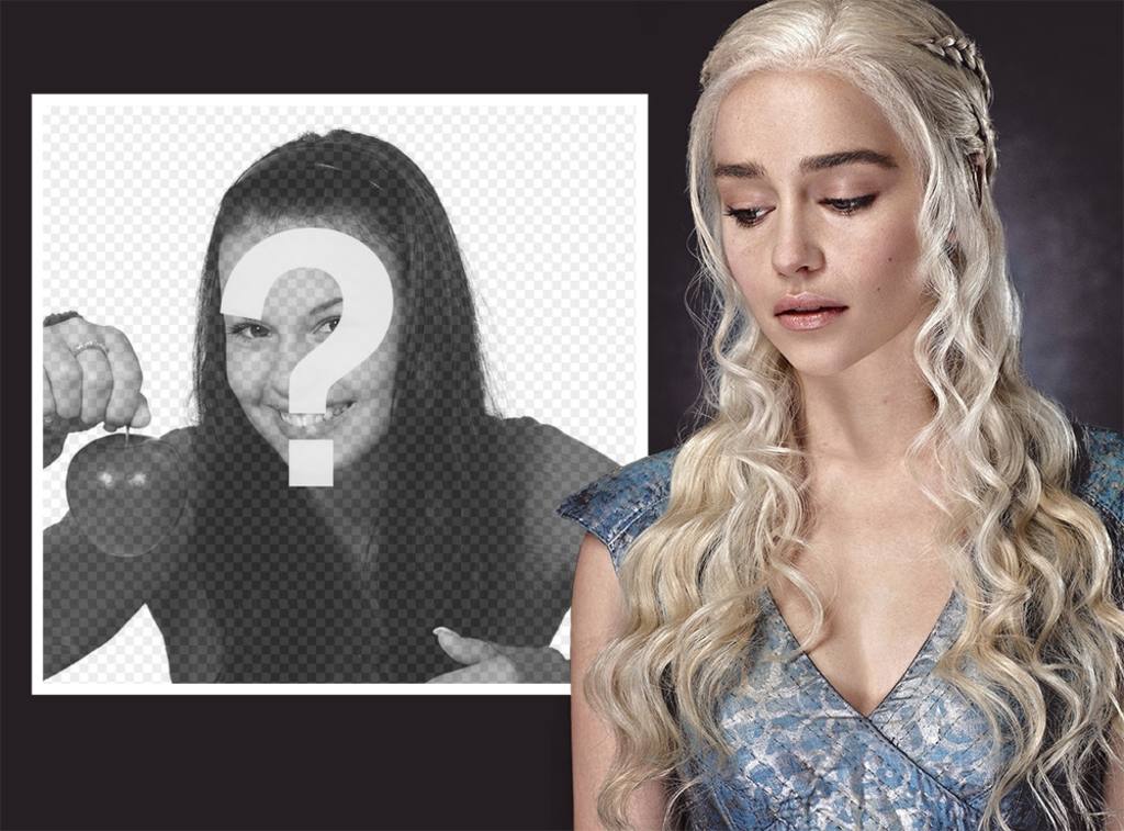 Effetto Foto con Daenerys Targaryen di Game of Thrones ..