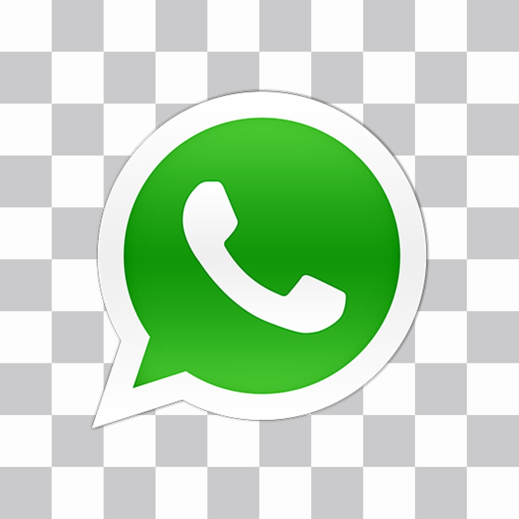 L'adesivo con il logo WhatsApp da apporre sulle tue foto ..