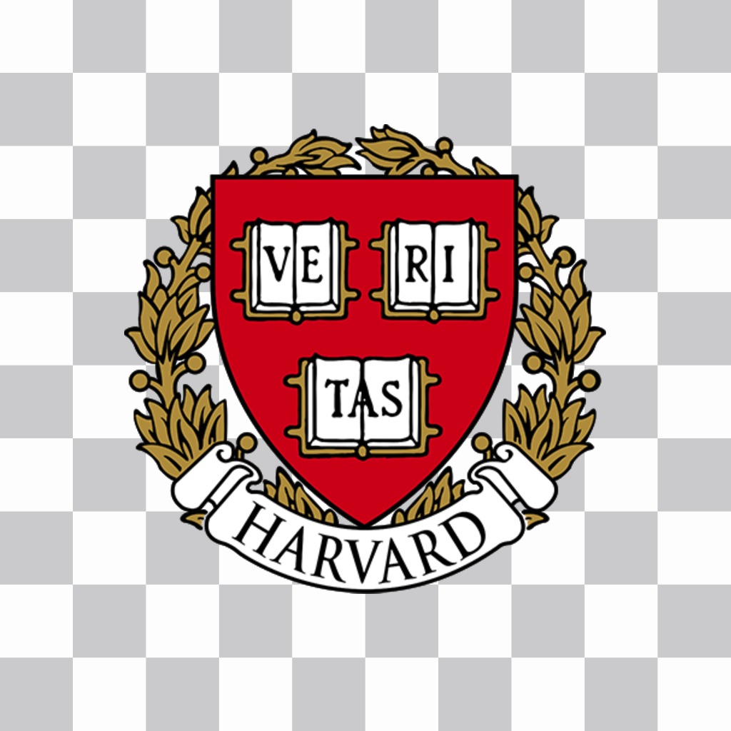 Scudo della Harvard University per mettere su le tue foto ..