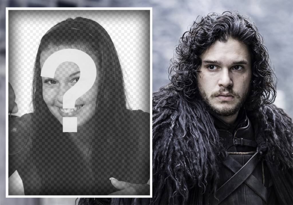 Effetto Foto con Jon Snow per caricare una foto ..