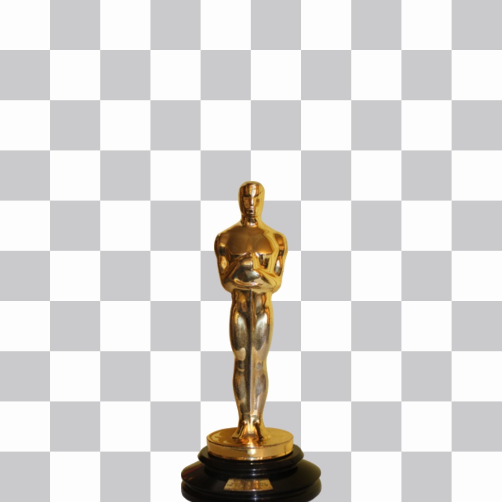 Adesivo della statuetta premio Oscar per le foto ..