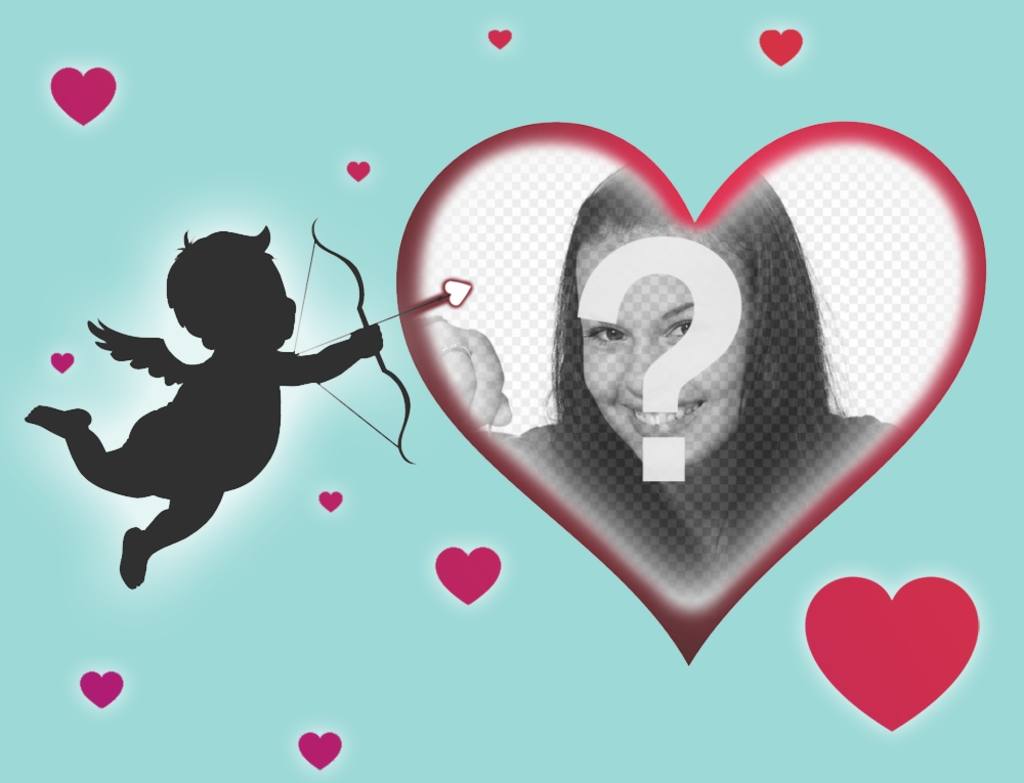 Carta speciale per festeggiare San Valentino a caricare foto ..