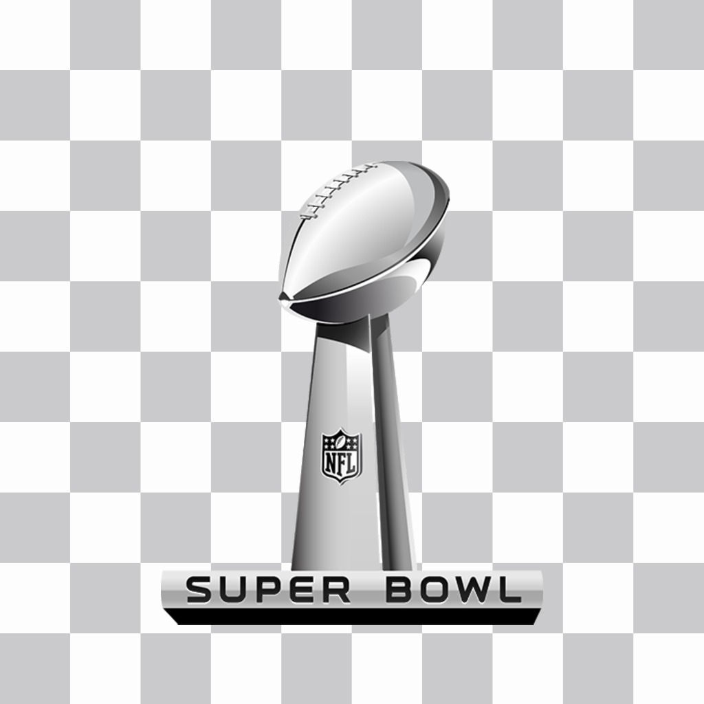 trofeo Super Bowl per mettere su le tue foto preferite gratuitamente ..