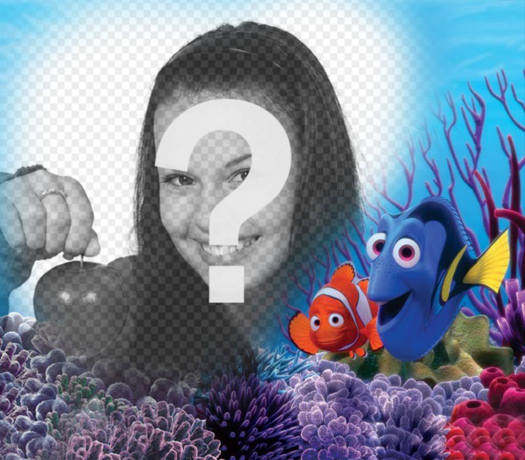 Modifica le tue foto con Doris e Nemo papà con questo effetto ..