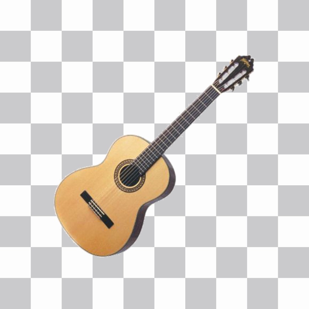 Aggiungere una chitarra spagnola alle tue foto con questo adesivo ..