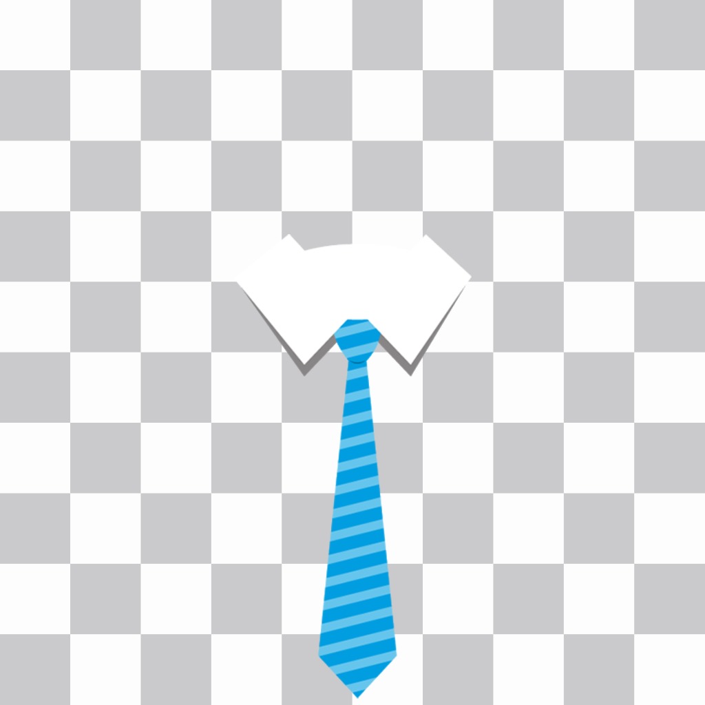 Cravatta blu da inserire nel tuo foto e gratuitamente effetto Foto ..