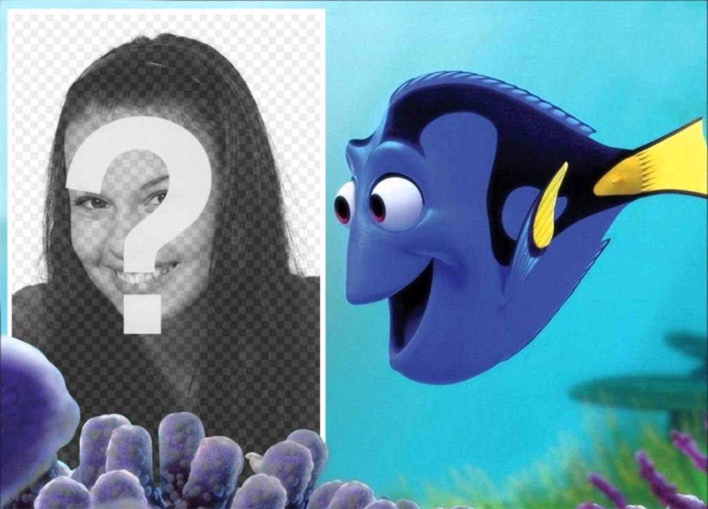effetto personalizzabile con Dory di Nemo ..