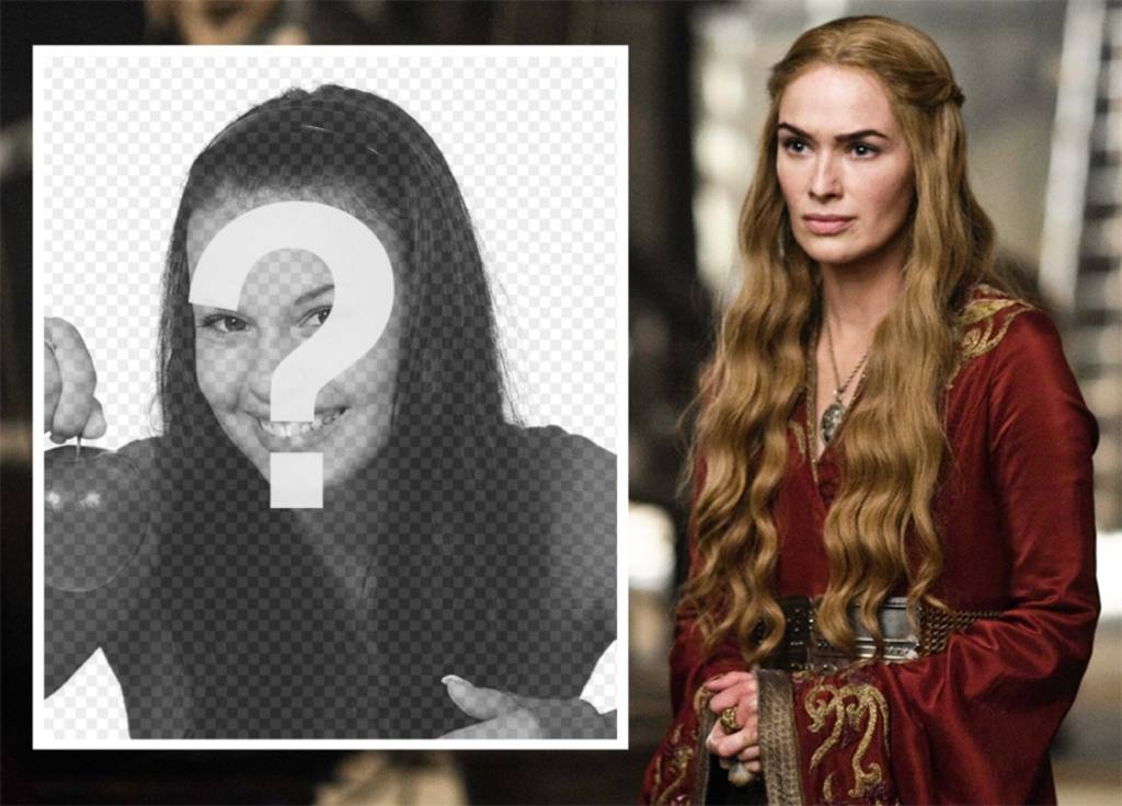 Carica le tue foto per essere con effetto di Cersei Lannister della regina Cersei ..