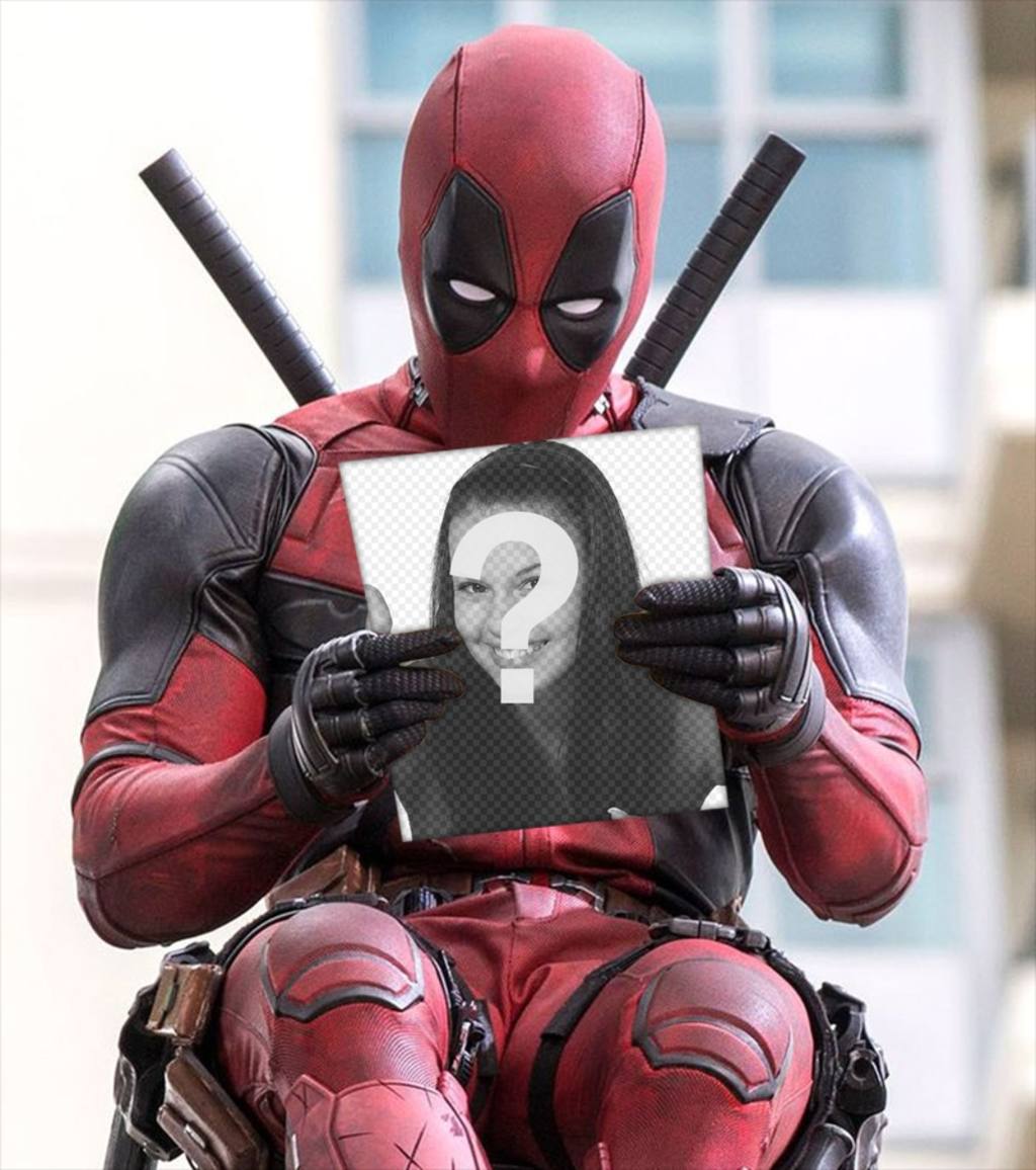 Deadpool tenendo la foto con questo effetto gratuita Carica ..