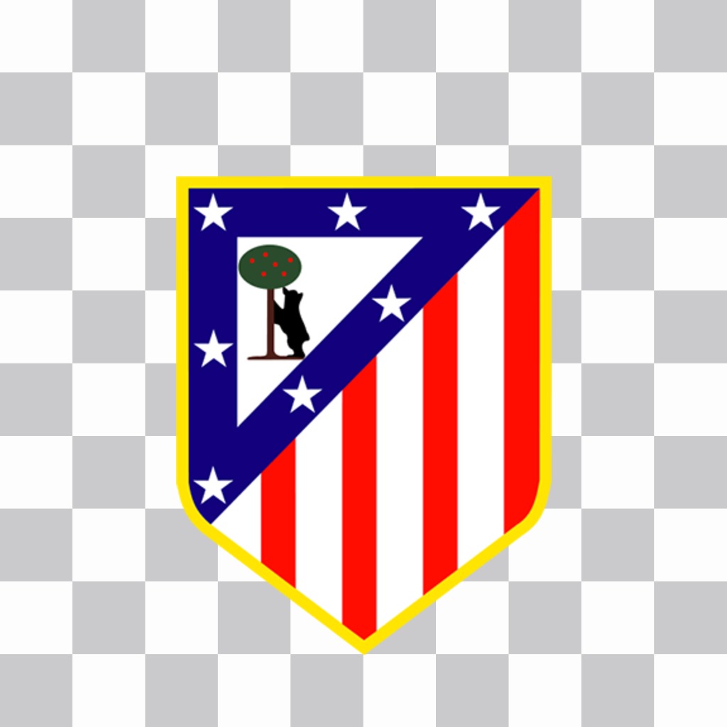 Atletico Madrid logo per mettere su le foto per ..