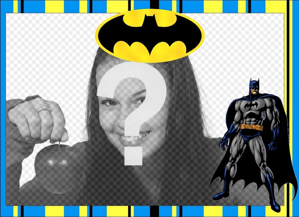 frame libero Batman da personalizzare con le tue foto per ..