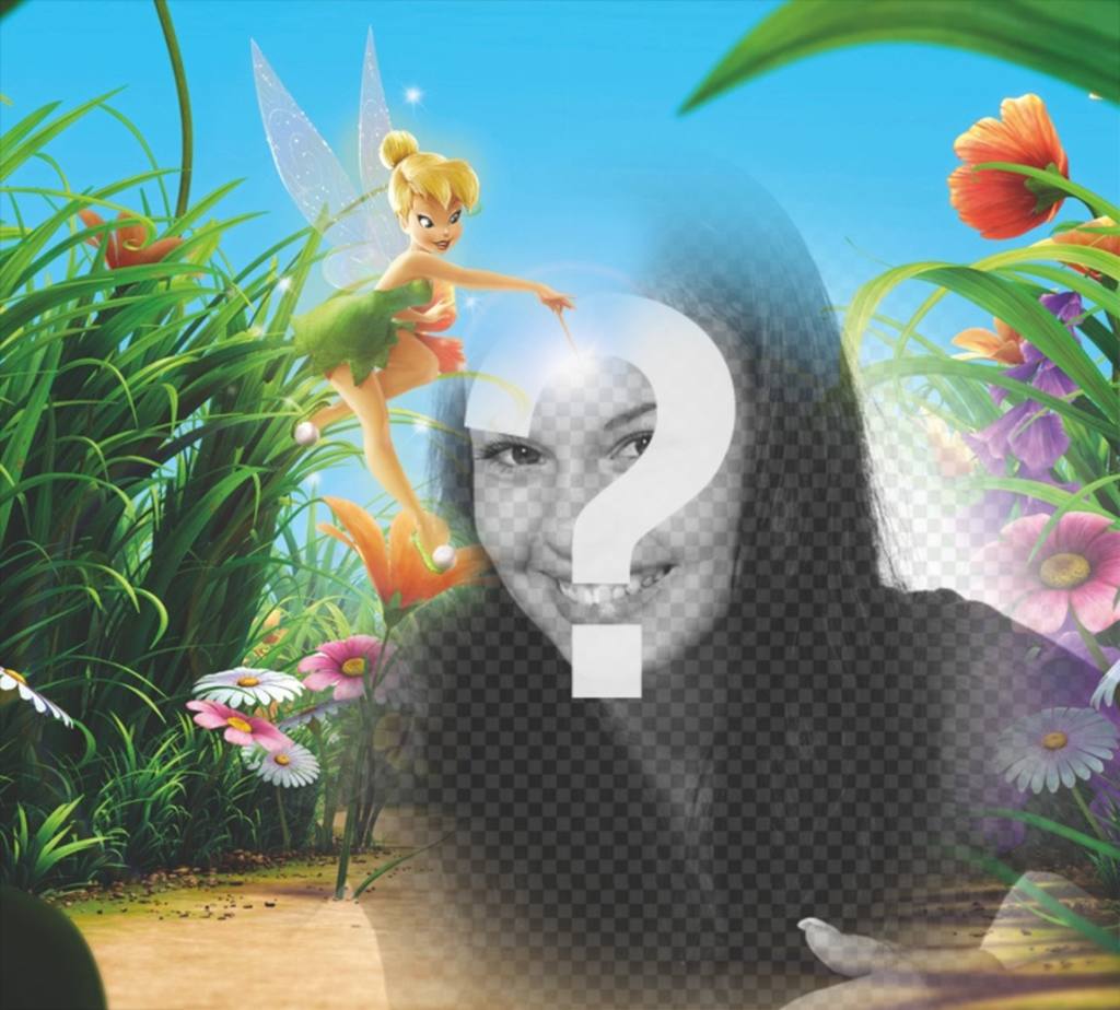 effetto libero di modificarla con una foto e stare con Tinkerbell ..