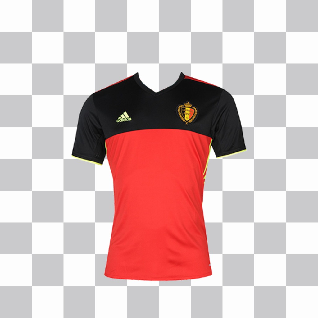 Photo effetto di modificare e mettere la maglia del Belgio sulle tue foto ..