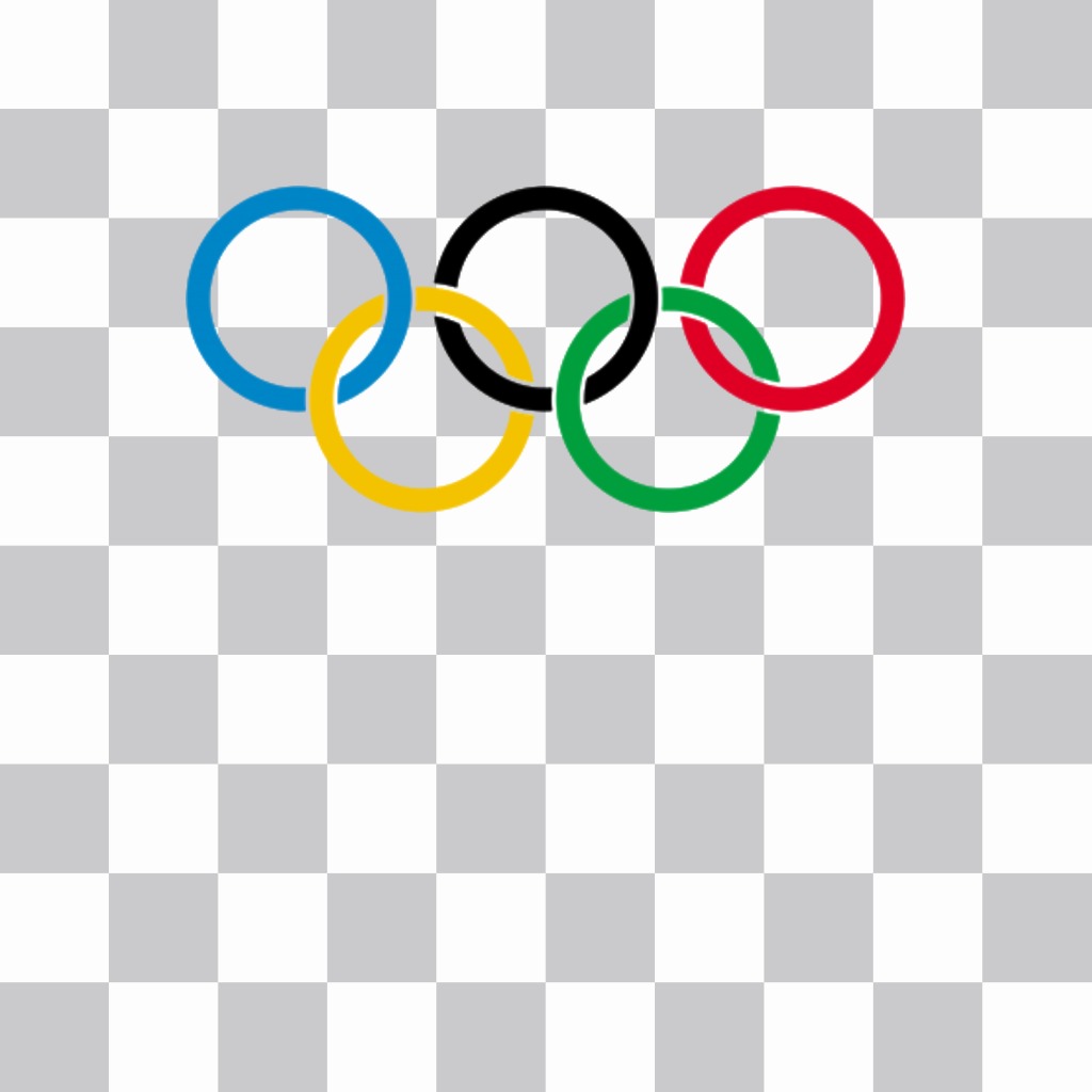 Foto effetto del logo Olimpiadi per incollare sulle foto ..