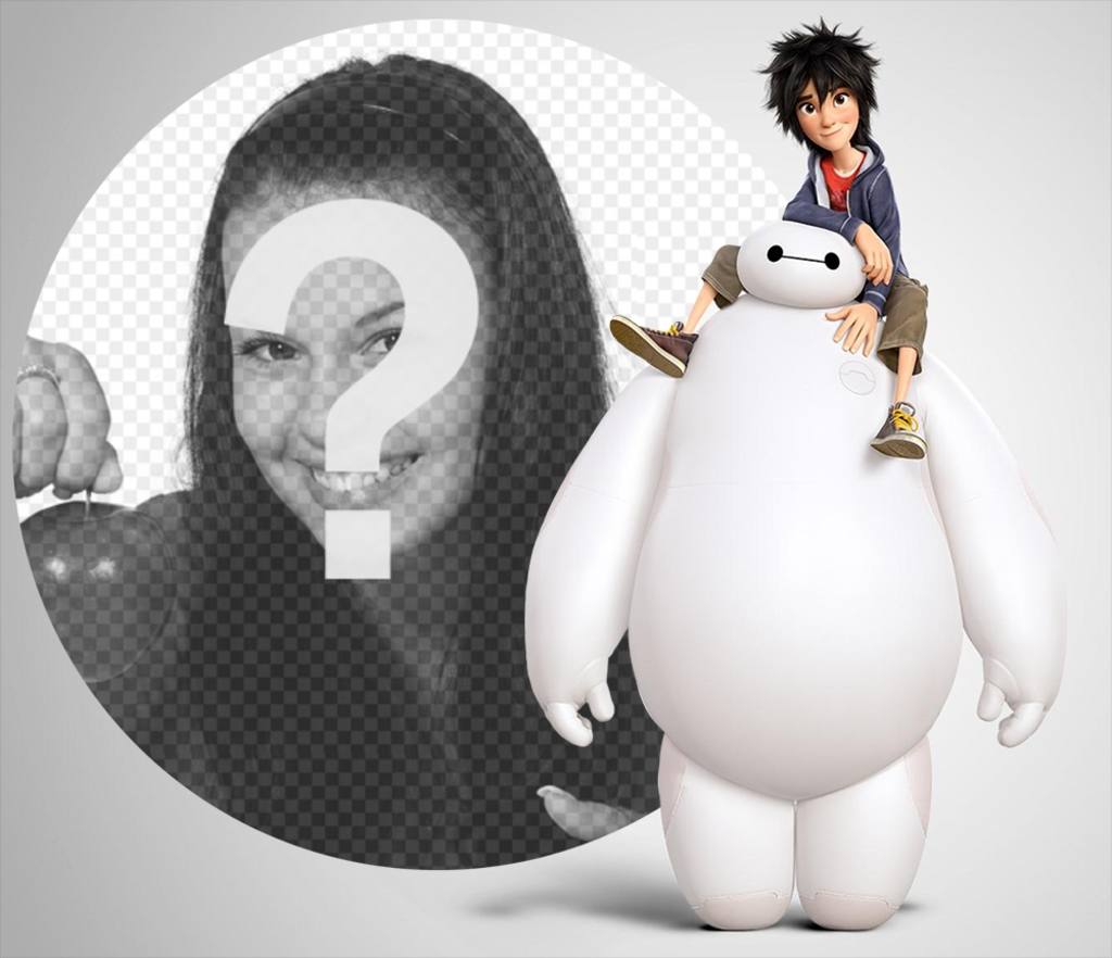 Aggiungi la tua foto gratis con i personaggi di Big Hero 6 con questo effetto ..