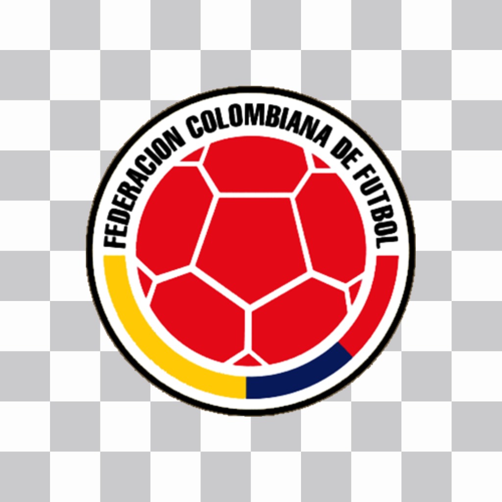 Fotomontaggio per incollare il logo del colombiano Figc ..