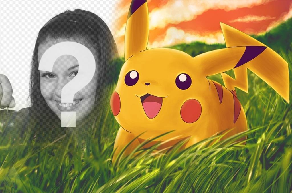 Foto effetto da aggiungere al Pikachu nella tua fotografico online ..