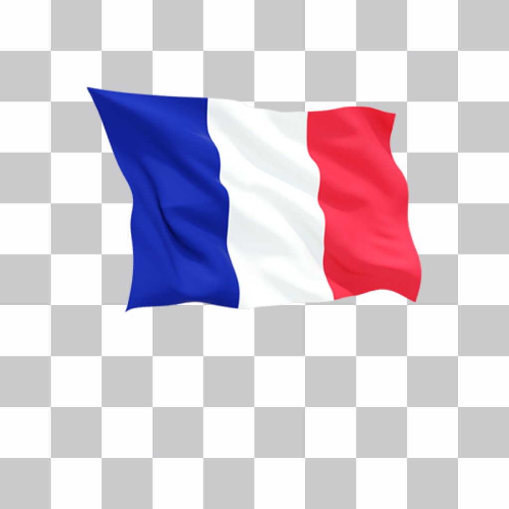 Francia bandiera sventola da aggiungere nelle foto e decorare ..