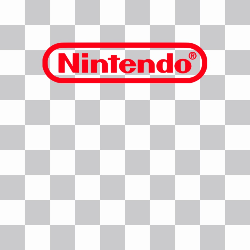 Incollare il logo della NINTENDO nella foto caricarlo in tal senso ..