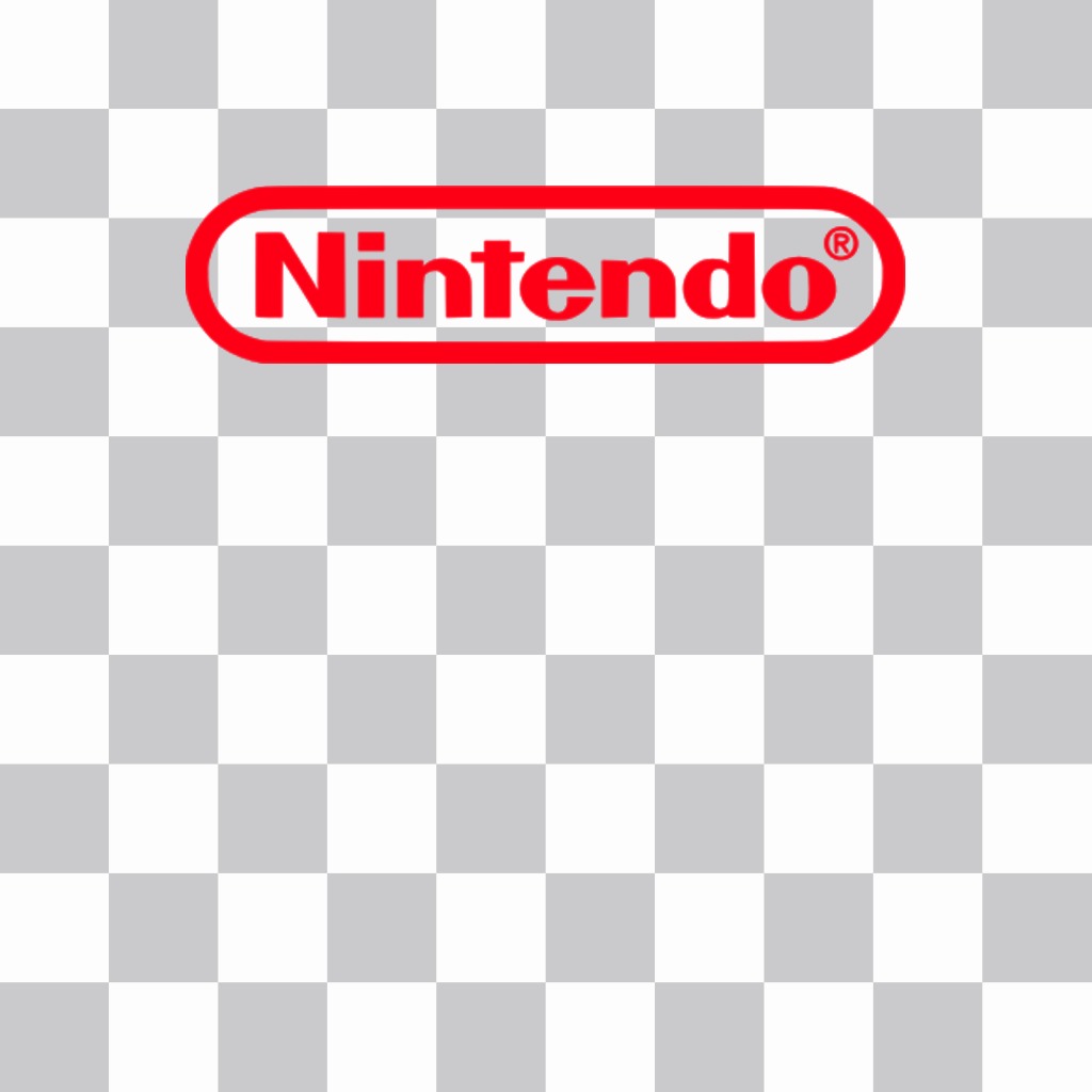 Incollare il logo della NINTENDO nella foto caricarlo in tal senso ..