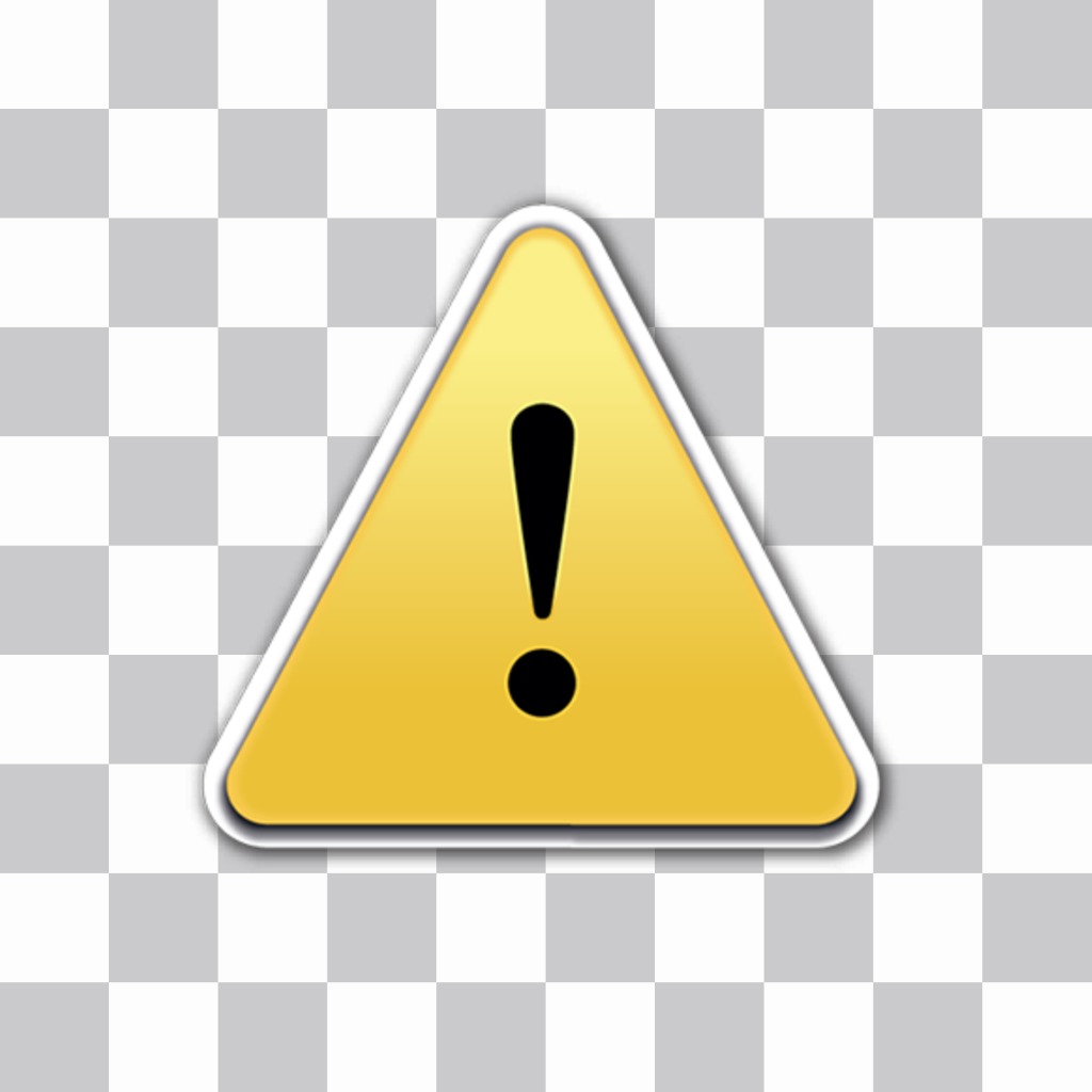 AVVERTENZA emoticon che è possibile incollare sulle foto per ..