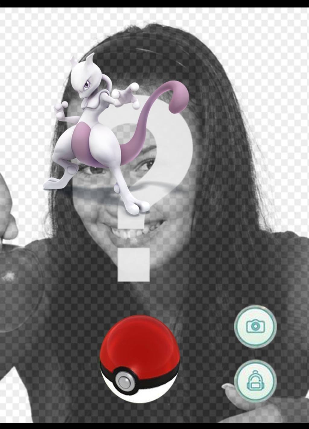 Effetto Foto con Mewtwo in Pokemon Go gioco per aggiungere il ..