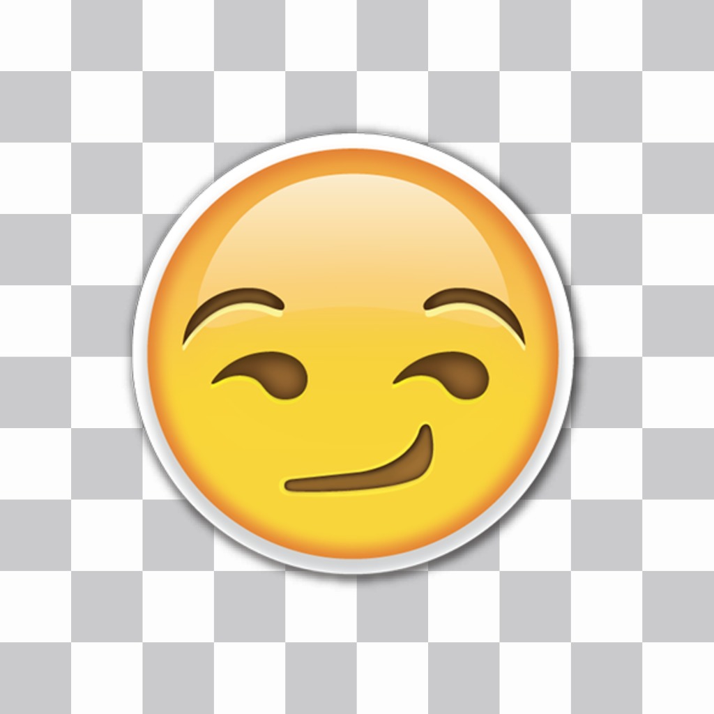 Adesivo della emoji canaglia di WhatsApp per leffetto foto ..