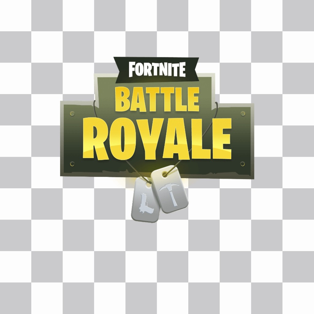 Fortnite logo del gioco da inserire nella tua foto ..