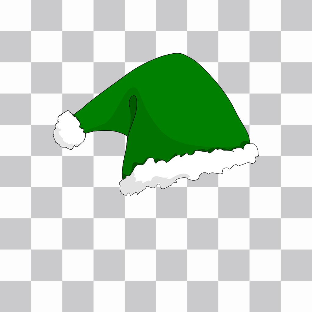 Cappello di Natale verde..