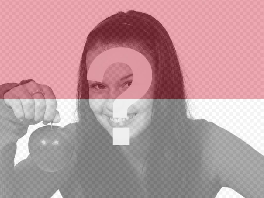 Foto collage di mettere la bandiera indonesiana fino alla foto..