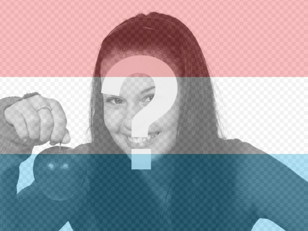 Collage dove si può mettere la bandiera del Lussemburgo nella vostra..